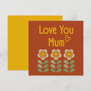 GLEAM GLADE - Mother's Day Floral Invitation Card Einladung