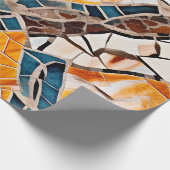 Gleaming Crystal Mosaik Geschenkpapier (Ecke)