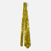 Gleaming Gold Sequel Sparkle Neck Tie Krawatte (Rückseite)
