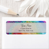 Gleaming Rainbow Glitzer Swirl (Insitu)