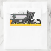 Gleaner Rechteckiger Aufkleber (Tasche)