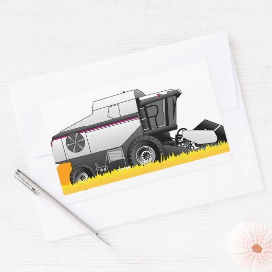 Gleaner Rechteckiger Aufkleber (Umschlag)