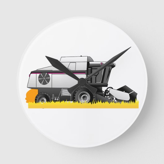 Gleaner Runde Wanduhr (Vorderseite)