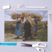 Gleaners von Julien Dupre Seidenpapier (Handwerk)