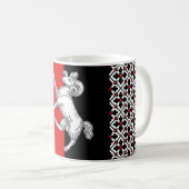 Gleann Abhann populär Abzeichen Kaffeekoffe Tasse (VorderseiteRechts)