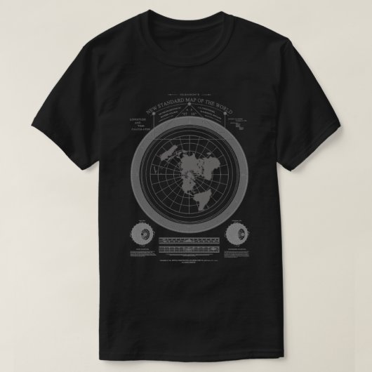 Gleason Map der Lichterfassung T-Shirt (Design vorne)