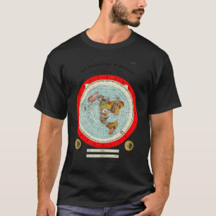 Gleason's neue Standardkarte der Welt T-Shirt