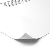 Gleason's neue Standardkarte des Weltposters Poster (Ecke)