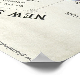 Gleason's NEUE STANDARDKARTE DES WELTPosters Poster