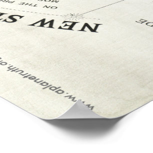 Gleasons "NEUE STANDARDkarte von der WELT" Plakat