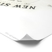 Gleason's 'NEW STANDARD MAP OF THE WORLD' Poster (Ecke)