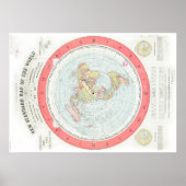 Gleason's 'NEW STANDARD MAP OF THE WORLD' Poster (Vorne)