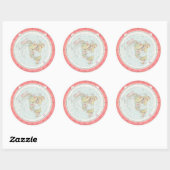 Gleason's 'NEW STANDARD MAP OF THE WORLD' Stickers (Blatt)