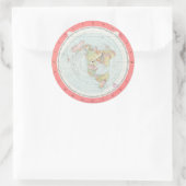 Gleason's 'NEW STANDARD MAP OF THE WORLD' Stickers (Tasche)