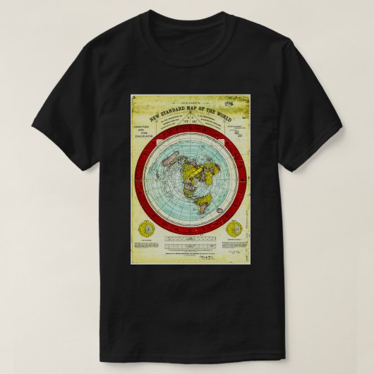Gleasonx27s Flat Earth 2 T-Shirt (Design vorne)