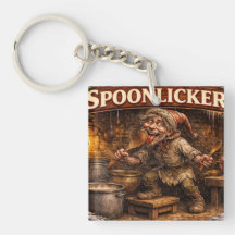Gléckerkarten für den isländischen Yule Lad Spoon