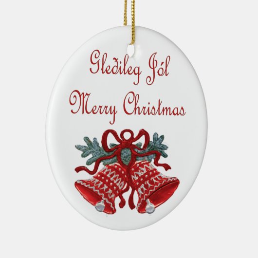 Gledeleg Jol Keramik Ornament (Rechts)