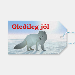 Gleðileg Jól - Arctic Fox Geschenkanhänger