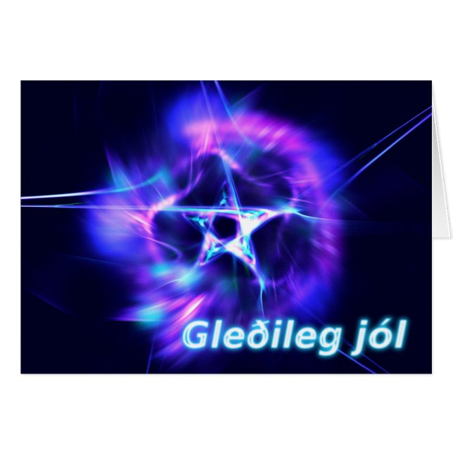 Gleðileg jól - Bright Star (Vorderseite (Horizontal))