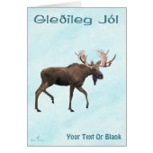 Gleðileg Jól - Bull Moose On Snow (Vorne)