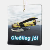 Gleðileg jól - de Havilland DH3-C Otter Keramikornament (Links)