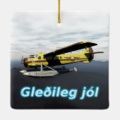 Gleðileg jól - de Havilland DH3-C Otter Keramikornament (Rückseite)