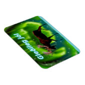 Gleðileg jól - Northern Lights Elche Magnet (Rechte Seite)