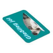 Gleðileg jól - Ringed Siegel Magnet (Rechte Seite)