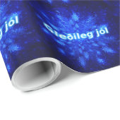 Gleðileg Jól - Snowburst Geschenkpapier (Rolleneckpunkt)