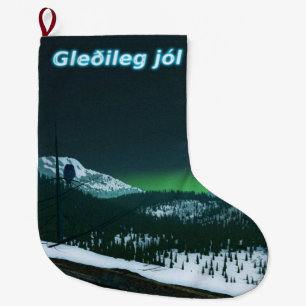 Gleðileg jól - Stille Nacht Großer Weihnachtsstrumpf