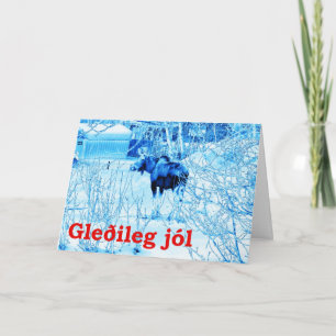 Gleðileg jól - Urban Moose Feiertagskarte