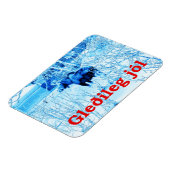 Gleðileg Jól - Urban Moose Magnet (Linke Seite)