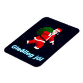 Gleðileg jól - Weihnachtsmann Magnet (Linke Seite)