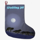 Gleðileg jól - Wolf Pack Großer Weihnachtsstrumpf (Vorderseite)