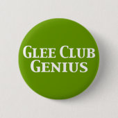Glee Club Genius Geschenke Button (Vorderseite)