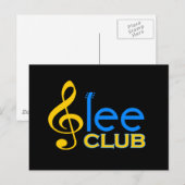 Glee Club Postkarte (Vorne/Hinten)