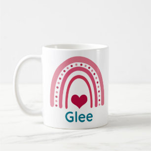 Glee Viva Magenta Boho Regenbogen Kaffeetasse