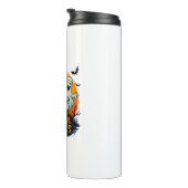 Gleeful Ghouls | Fun Halloween Ghost Artwork Thermosbecher (Nach rechts gedreht)