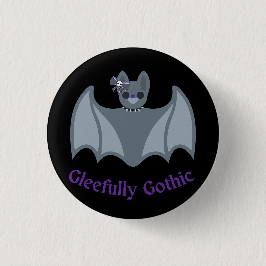 Gleeful Gothic Button (Vorderseite)