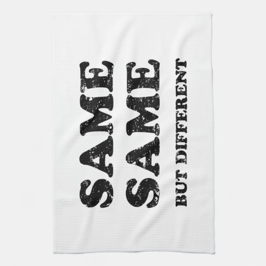 GLEICH, ABER ANDERS GESCHIRRTUCH (Vertikal)