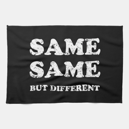 GLEICH, ABER ANDERS GESCHIRRTUCH (Horizontal)