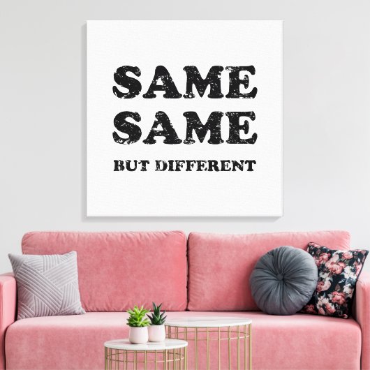 GLEICH, ABER ANDERS LEINWANDDRUCK (Insitu (Wohnzimmer))