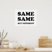 GLEICH, ABER ANDERS POSTER (Küche)