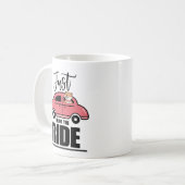 Gleich für die Ride Dog Tasse - Funny Pet Lover (Vorderseite Links)