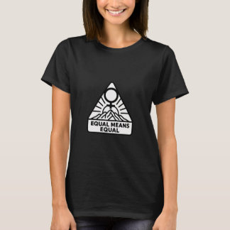 Gleich heißt Gleich Feministin – Retro-Stil Gleich T-Shirt