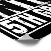 Gleich in die 5. Klasse zurück zum Schulgeschenk Poster (Ecke)