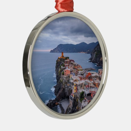 Gleich nach Sonnenuntergang | Vernazza, Cinque Ornament Aus Metall (Rechts)