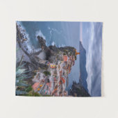 Gleich nach Sonnenuntergang | Vernazza, Cinque Wandteppich (Vorderseite (Horizontal))