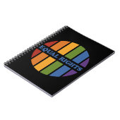 Gleichberechtigtes Notebook Notizblock (Linke Seite)
