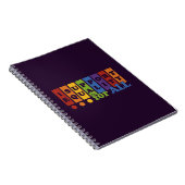 Gleichberechtigtes Notebook Notizblock (Rechte Seite)